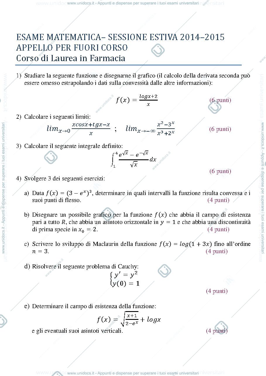 Anteprima pagina 1 — matematica