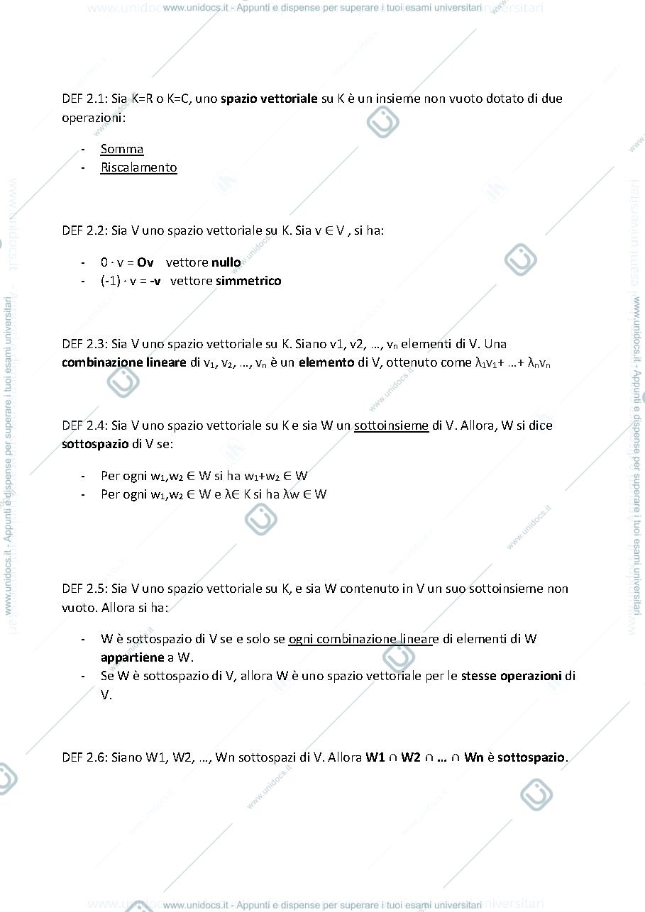 Anteprima pagina 1 — Definizioni