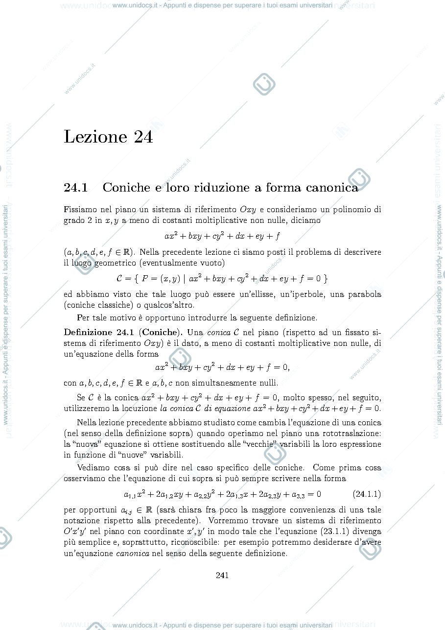 Anteprima pagina 1 — LEZIONE 24