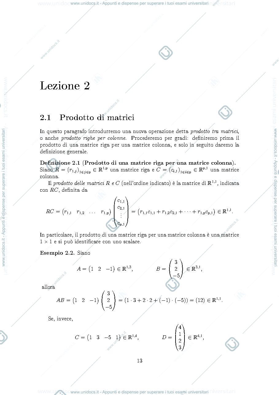 Anteprima pagina 1 — lezione 2