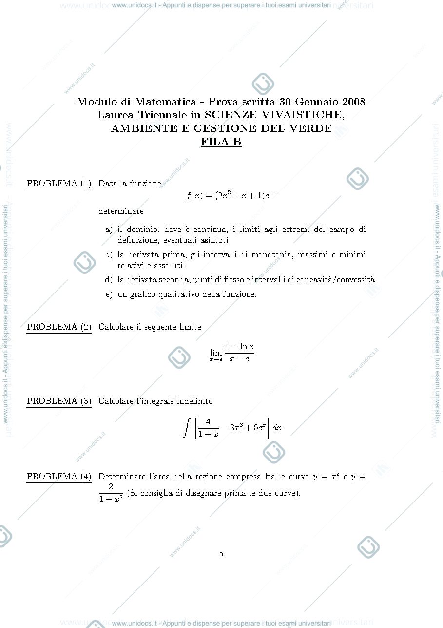 Anteprima pagina 2 — esercizi facsimile