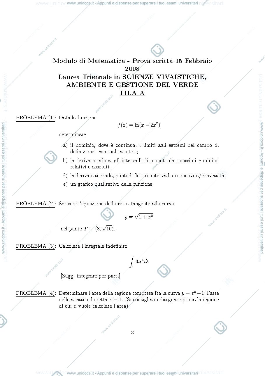 Anteprima pagina 3 — esercizi facsimile