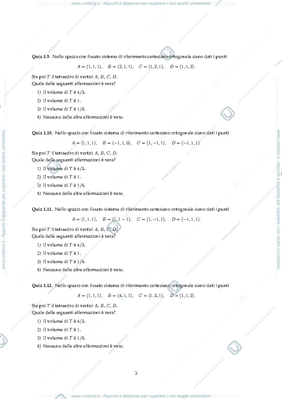 Anteprima pagina 3 — esercitazione coniche 9