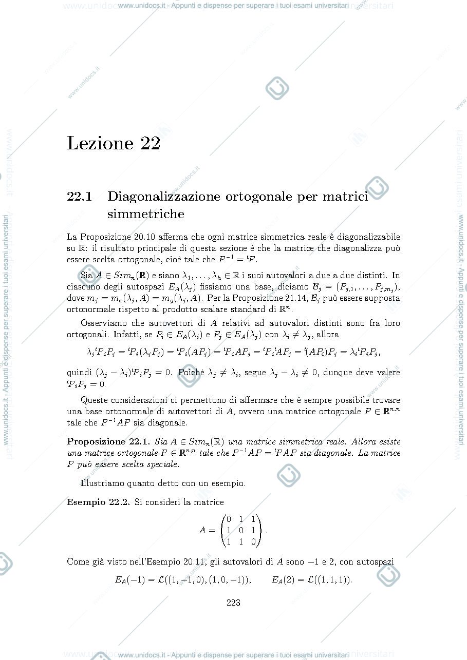 Anteprima pagina 1 — LEZIONE 22