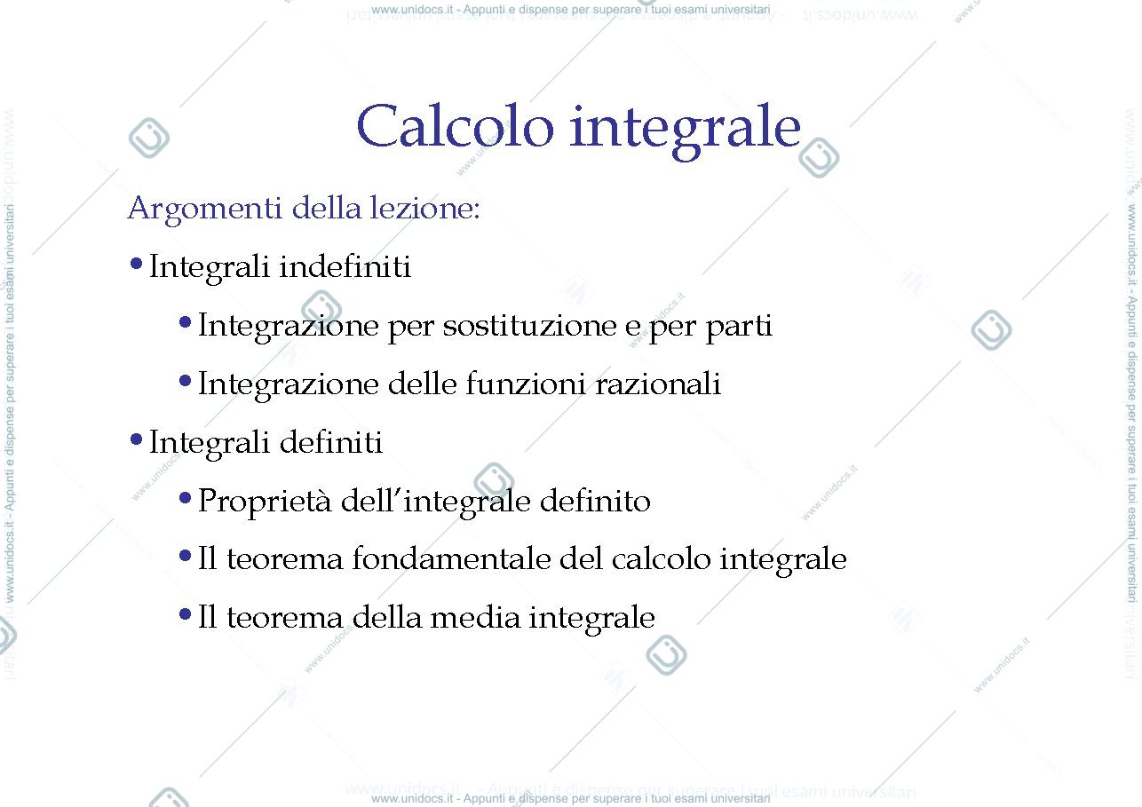 Anteprima pagina 1 — appunti integrali