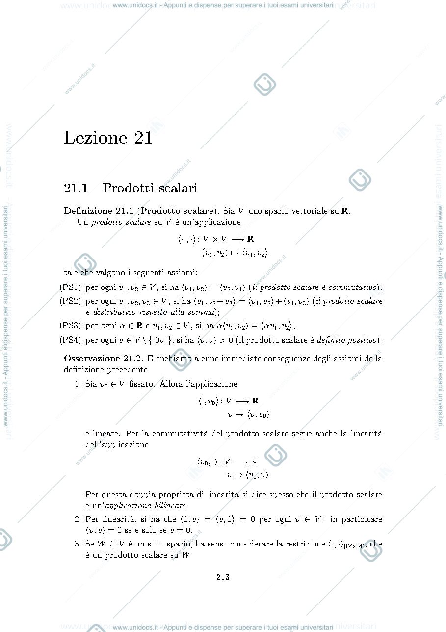 Anteprima pagina 1 — LEZIONE 21
