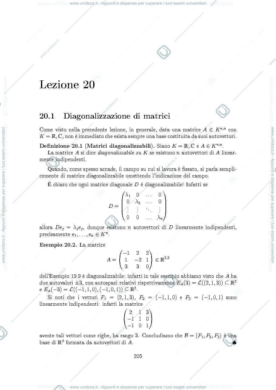 Anteprima pagina 1 — LEZIONI 20