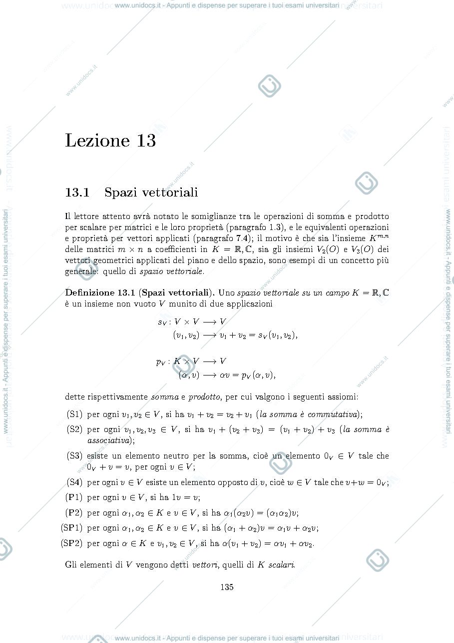 Anteprima pagina 1 — lezione 13