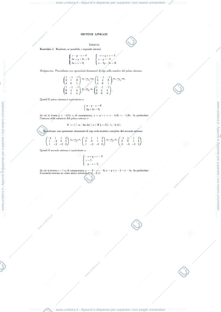 Anteprima pagina 1 — esercitazione 1