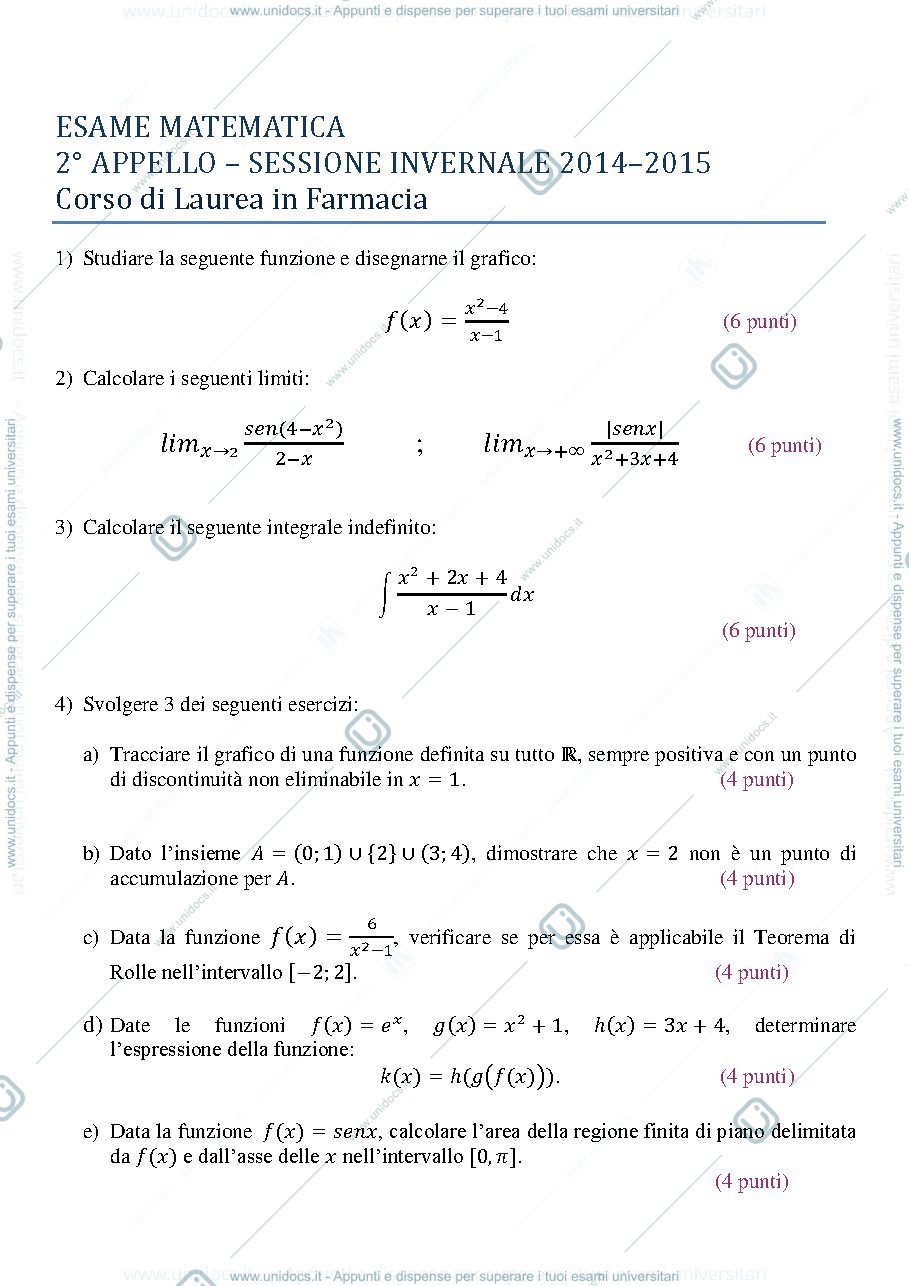 Anteprima pagina 1 — matematica