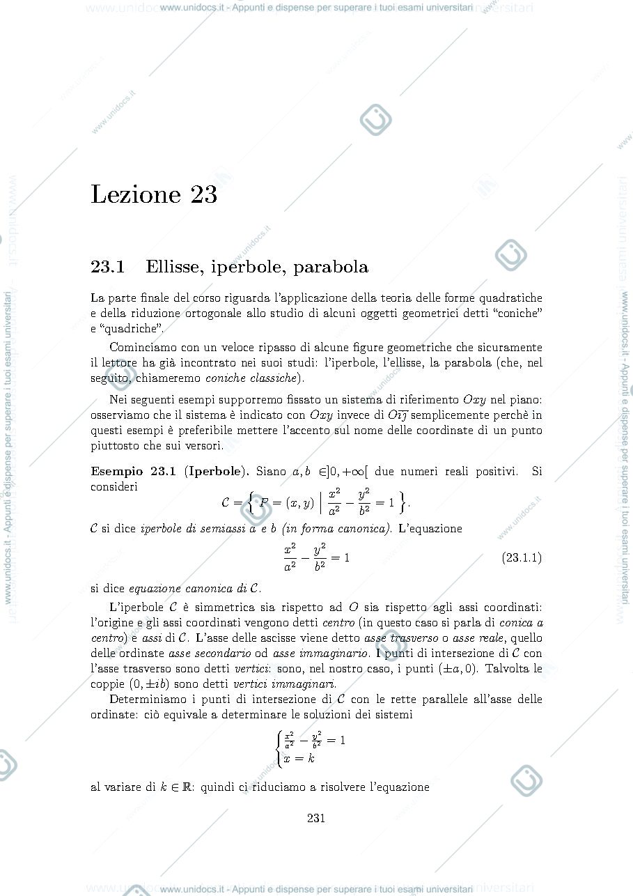 Anteprima pagina 1 — LEZIONE 23