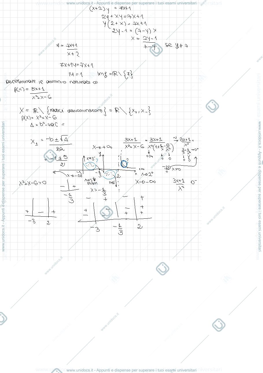 Anteprima pagina 1 — Appunti Matematica