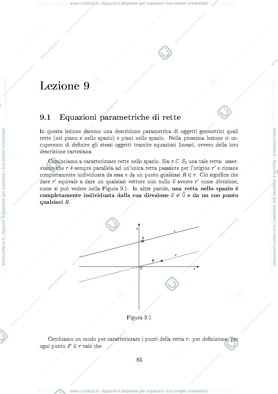 Anteprima pagina 1 — lezione 9