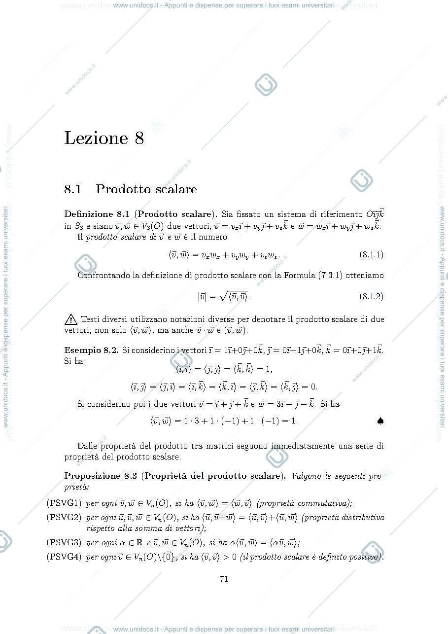 Anteprima pagina 1 — lezione 8