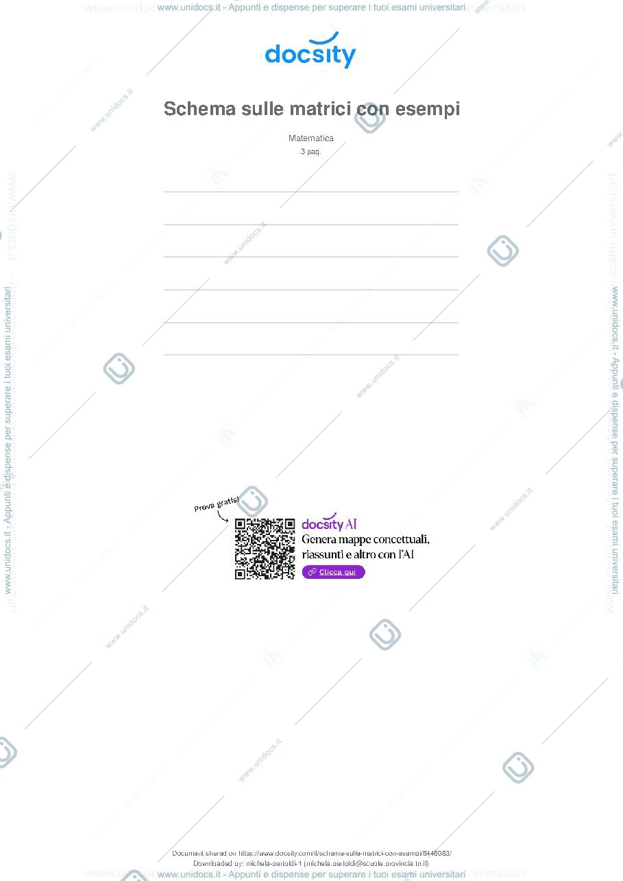 Anteprima pagina 1 — Matrici