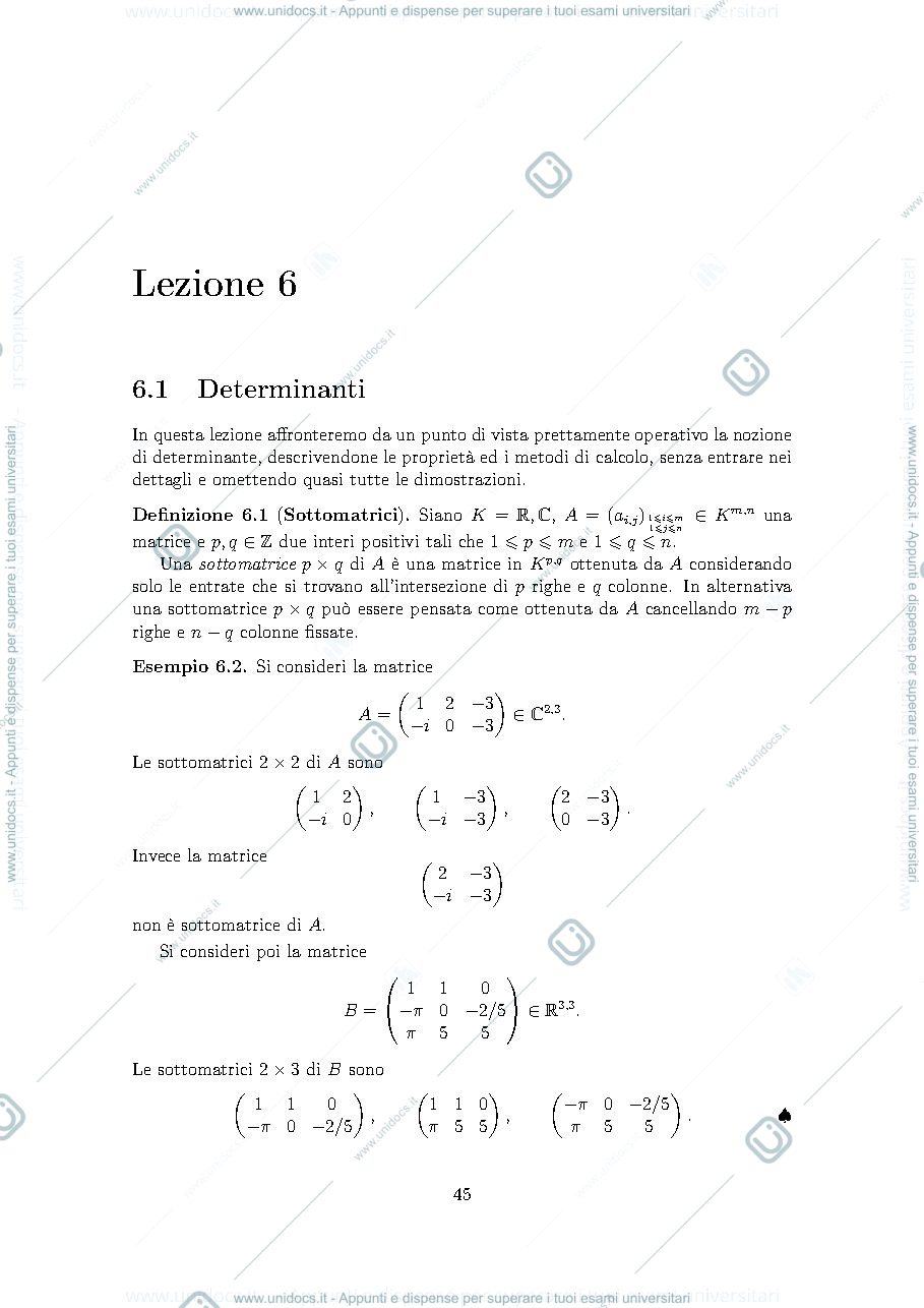 Anteprima pagina 1 — lezione 6