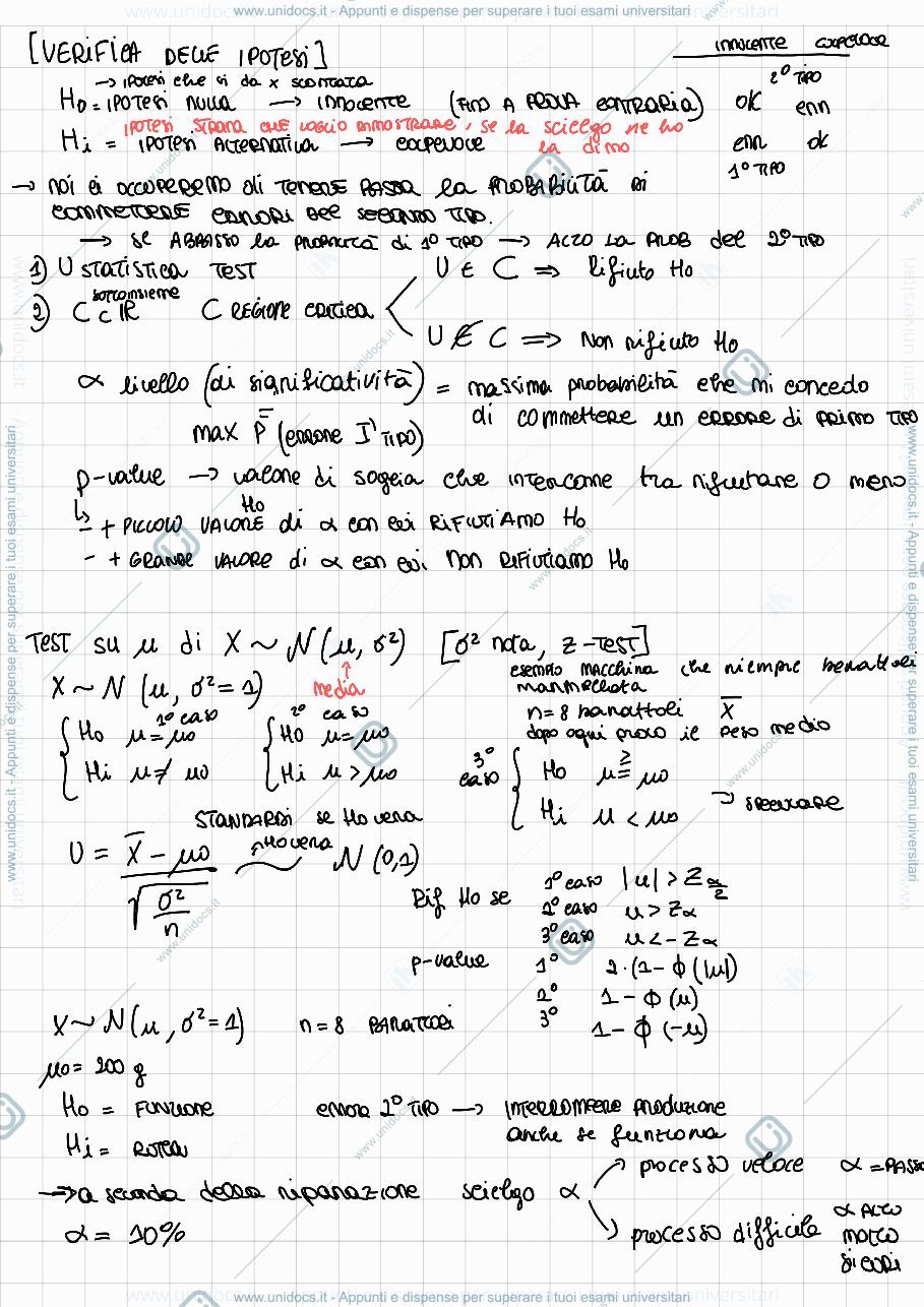 Anteprima pagina 1 — Appunti lezione di statica