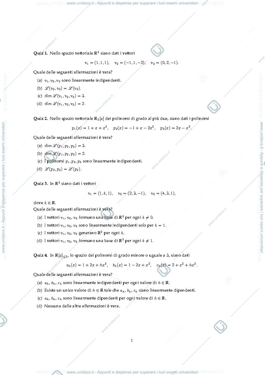 Anteprima pagina 1 — quiz 5