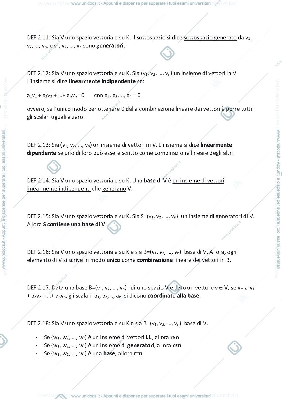 Anteprima pagina 1 — Definizioni