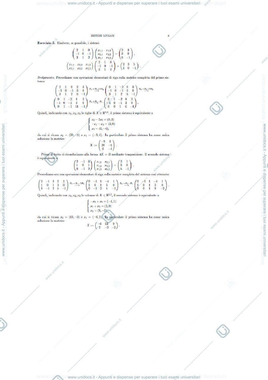 Anteprima pagina 1 — sistemi esercitazione 3