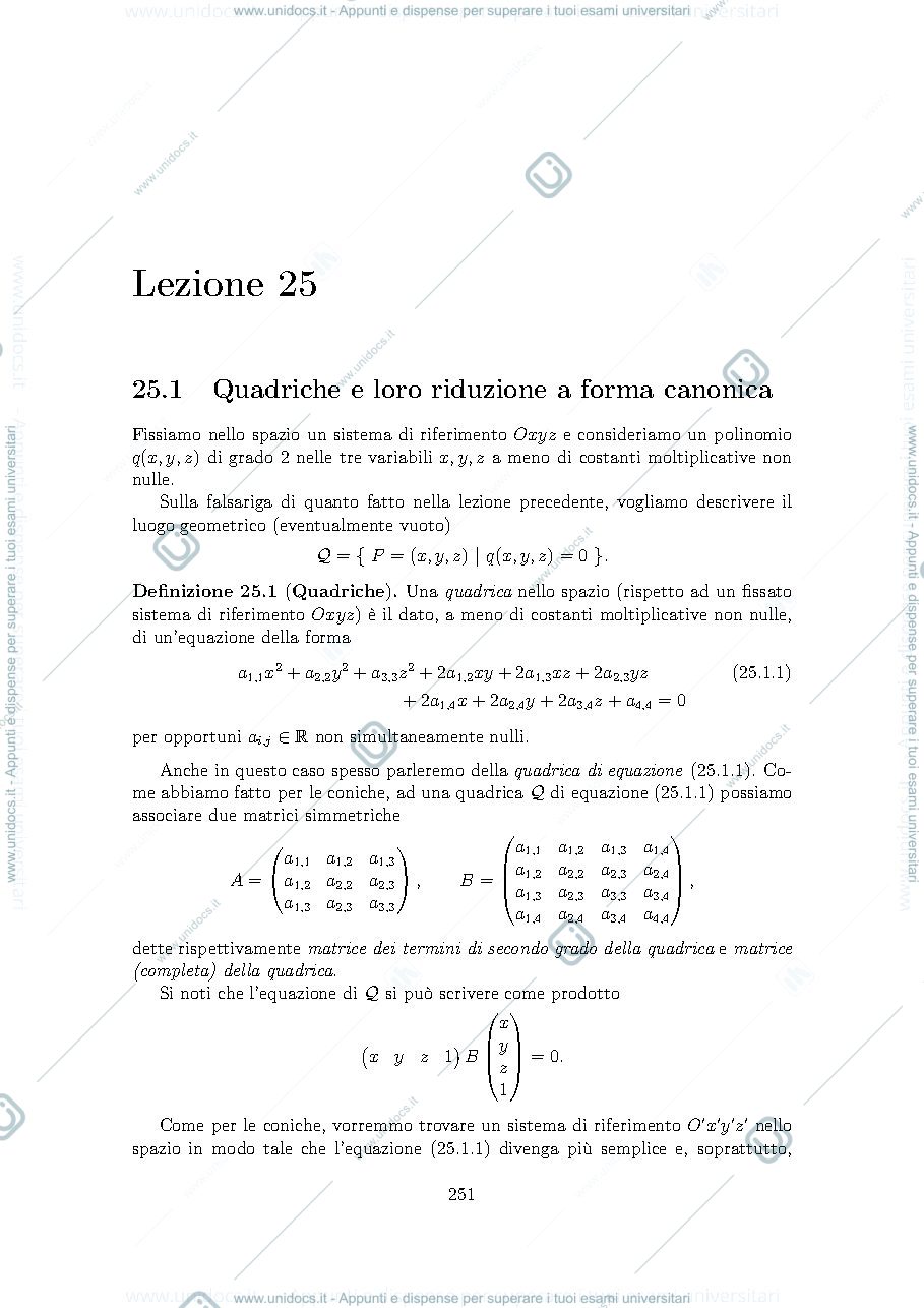 Anteprima pagina 1 — LEZIONE 25