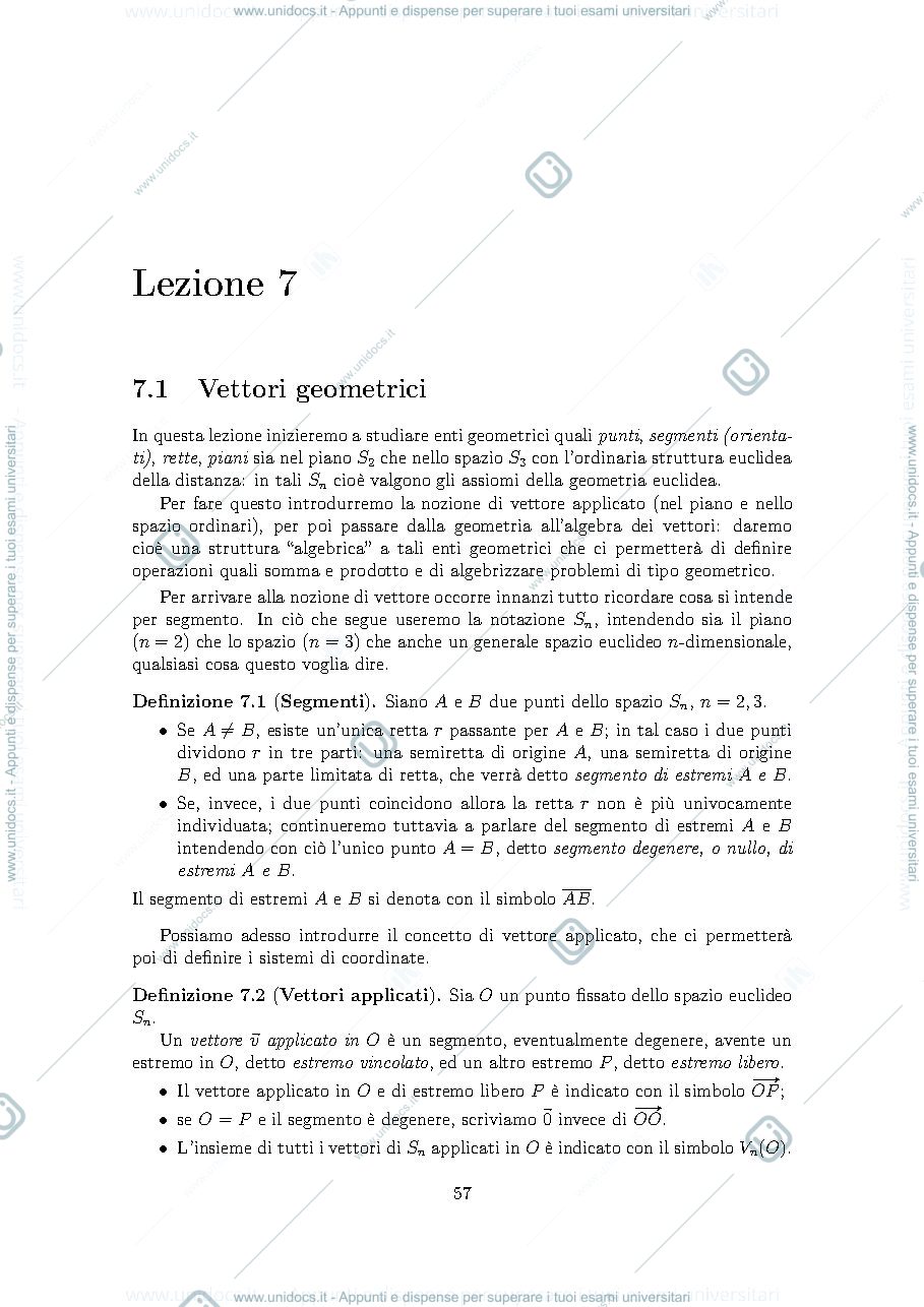 Anteprima pagina 1 — lezione 7