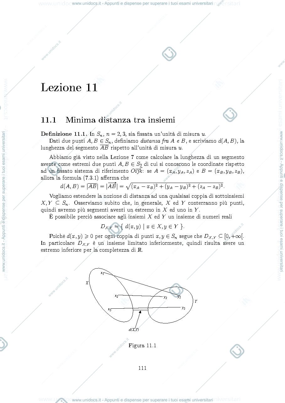 Anteprima pagina 1 — lezione 11