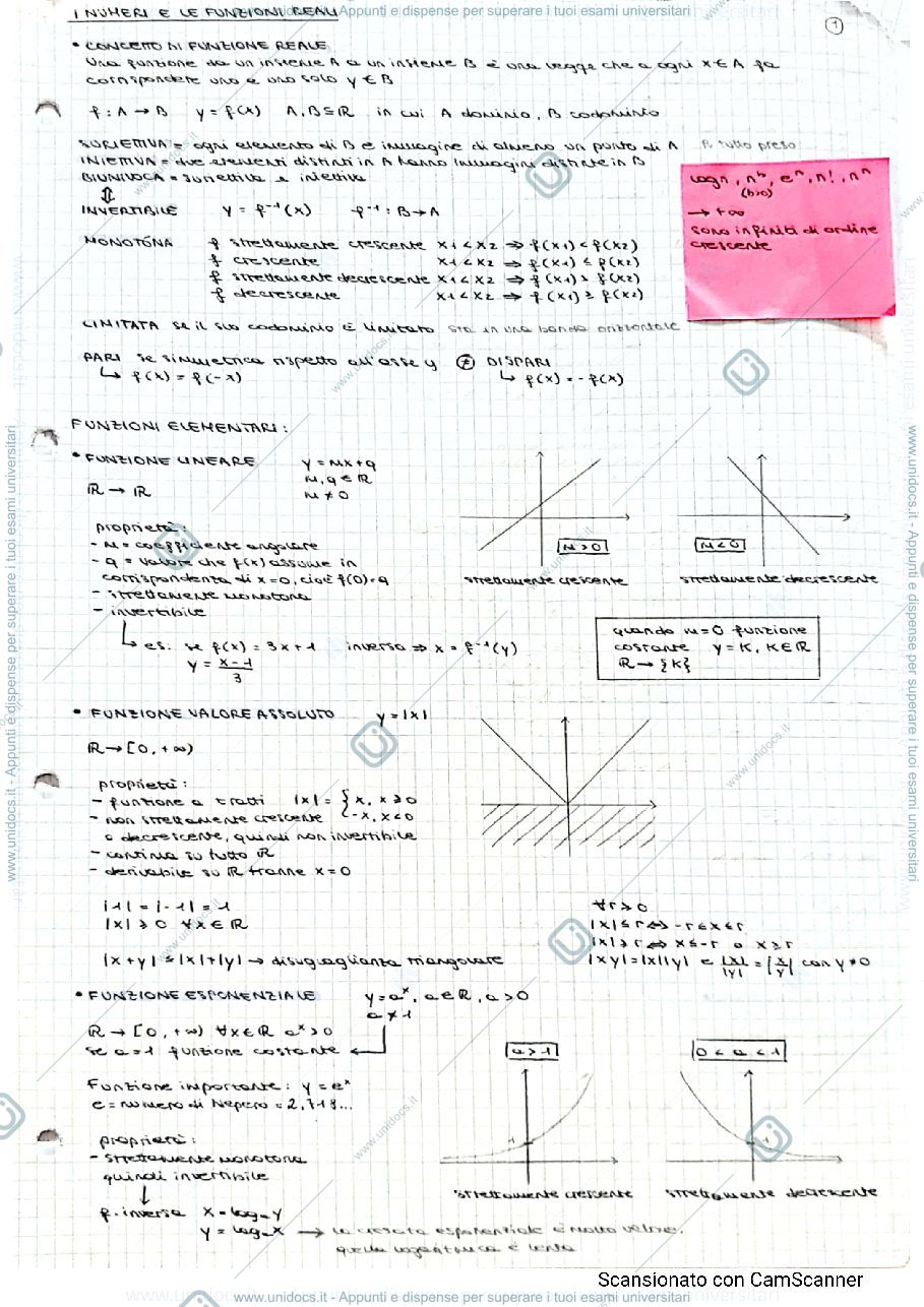 Anteprima pagina 3 — appunti matematica 