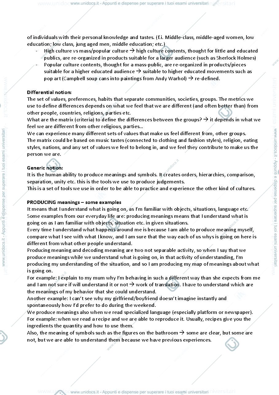 Anteprima pagina 2 — Material and cultural studies notes 