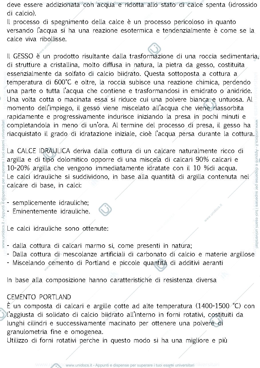 Anteprima pagina 2 — Il calcestruzzo 
