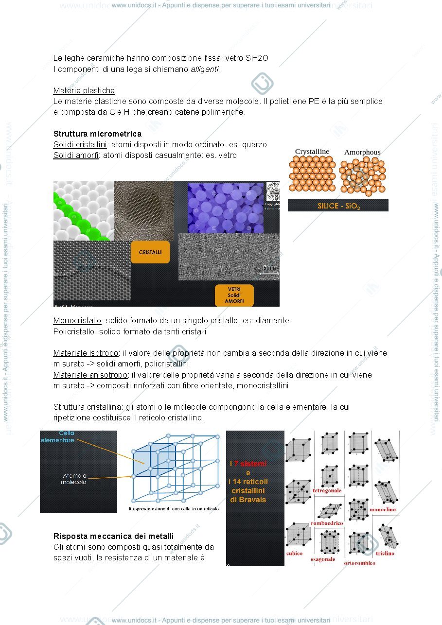 Anteprima pagina 3 — appunti "Materiali e loro tecnologie applicati al design" 