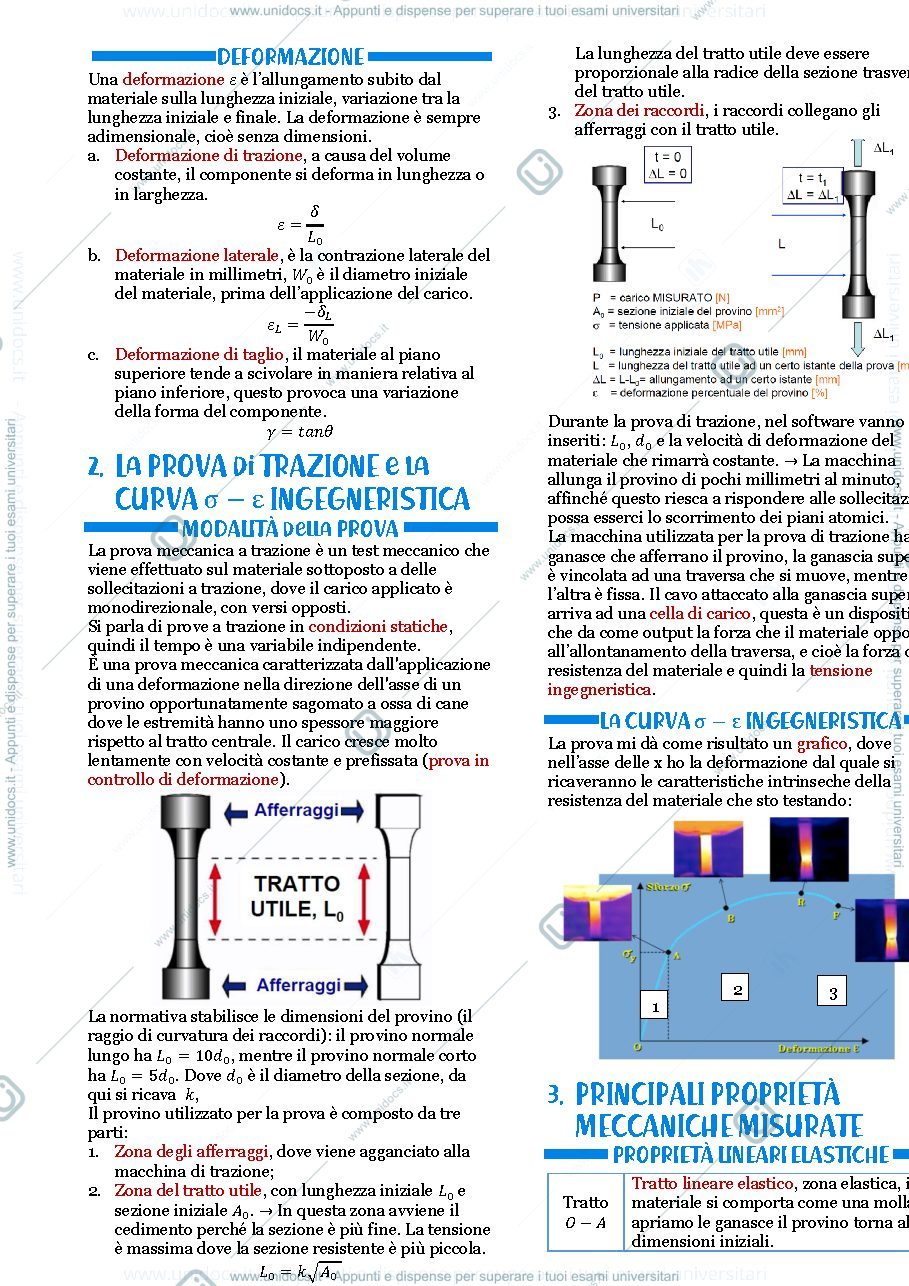 Anteprima pagina 2 — appunti materiali metallici