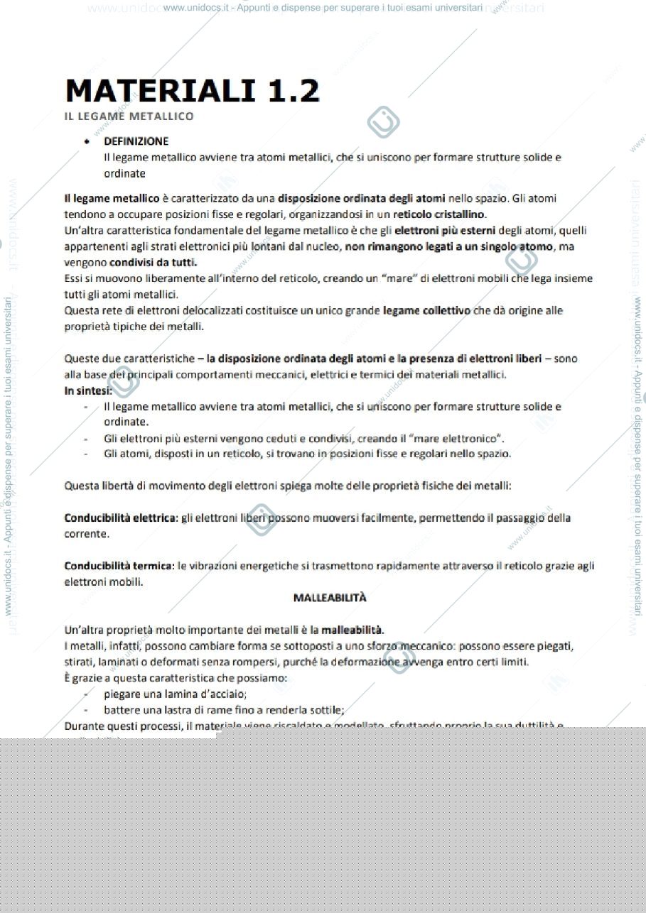 Anteprima pagina 1 — Materiali per il design