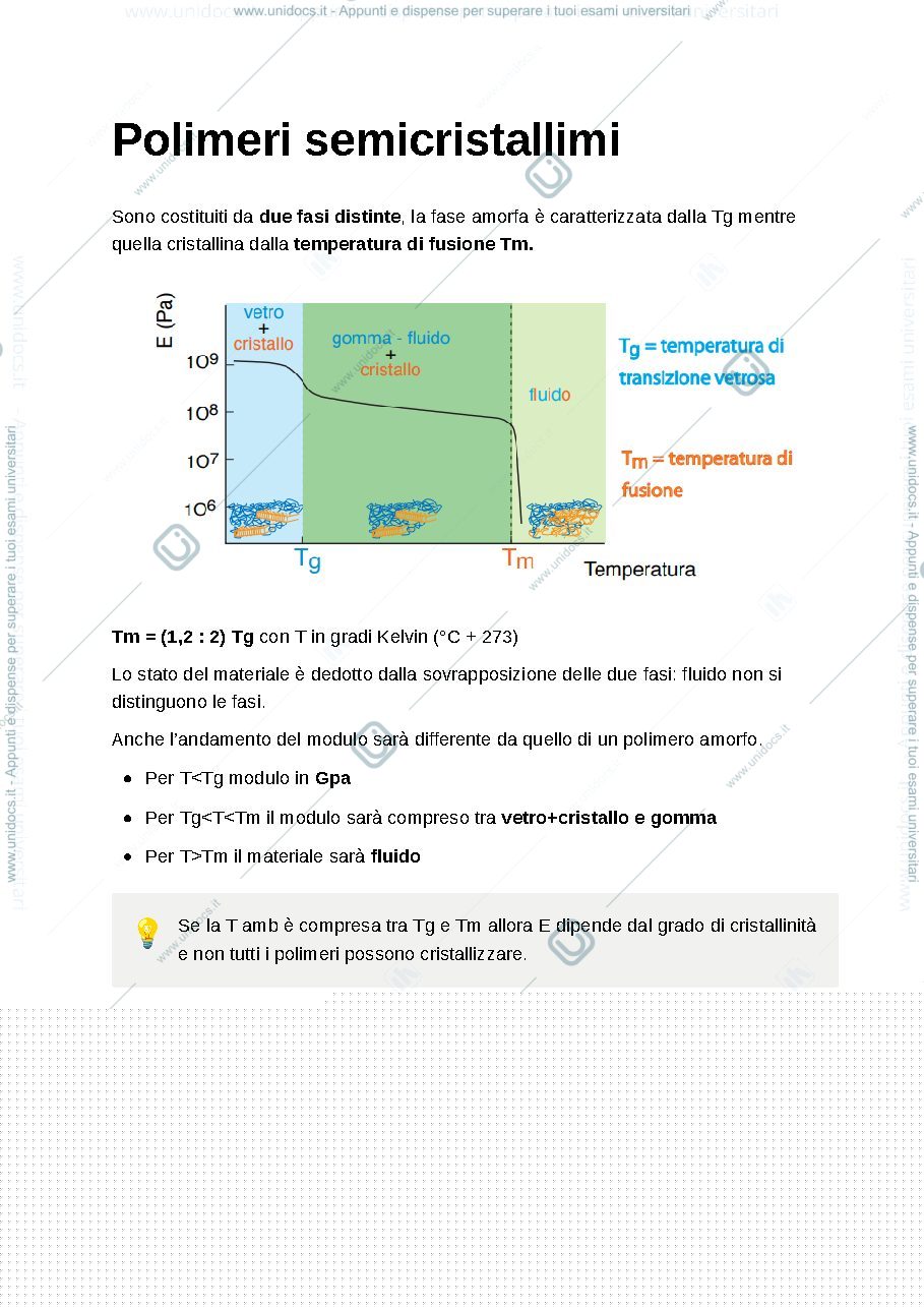 Anteprima pagina 1 — Polimeri semicristallini