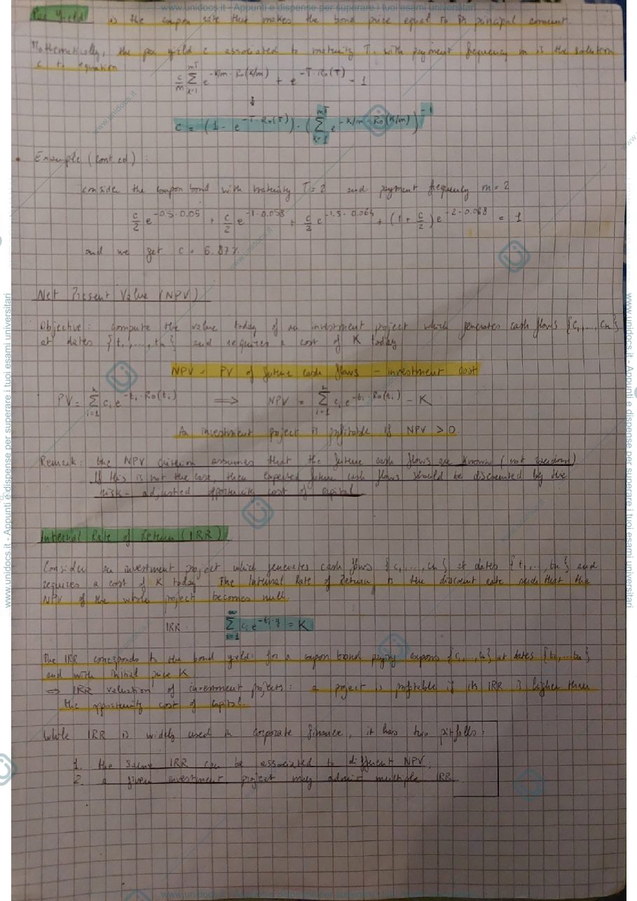 Anteprima pagina 1 — INTEREST RATES
