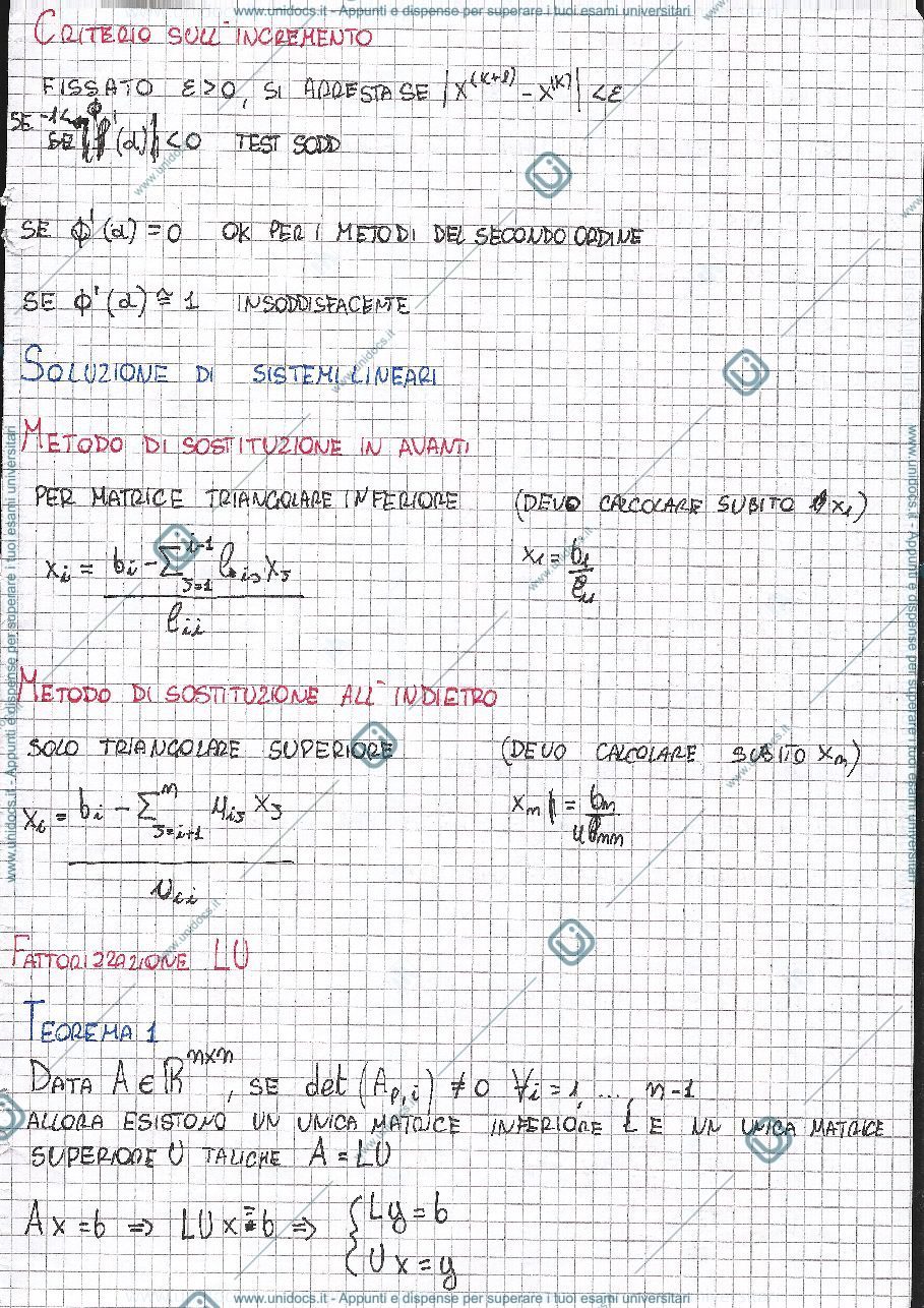 Anteprima pagina 3 — Riassunto per il corso di calcolo numerico terzo anno ing biomedica
