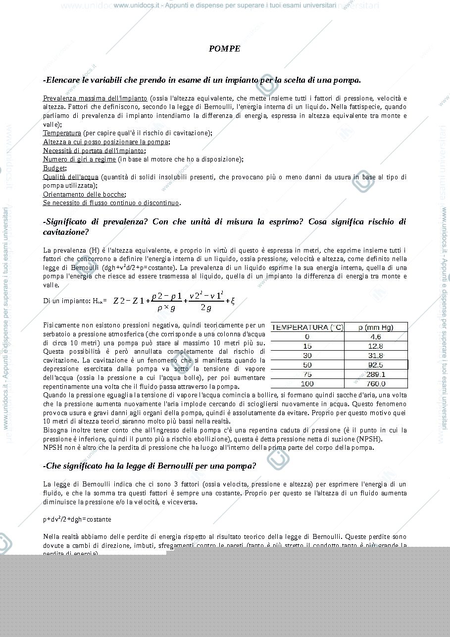 Anteprima pagina 3 — domande esame  meccanica