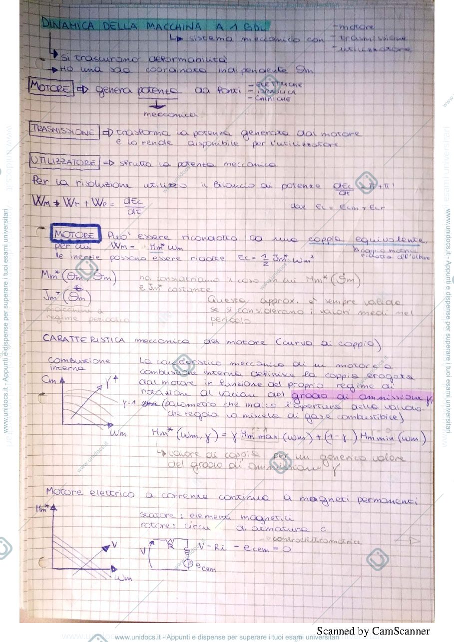 Anteprima pagina 1 — meccanica applicata alle macchine MTU