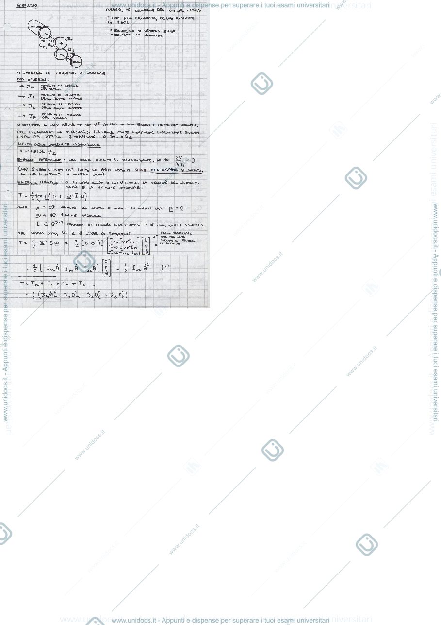 Anteprima pagina 1 — Esercizi Meccanica applicata alle macchine 2