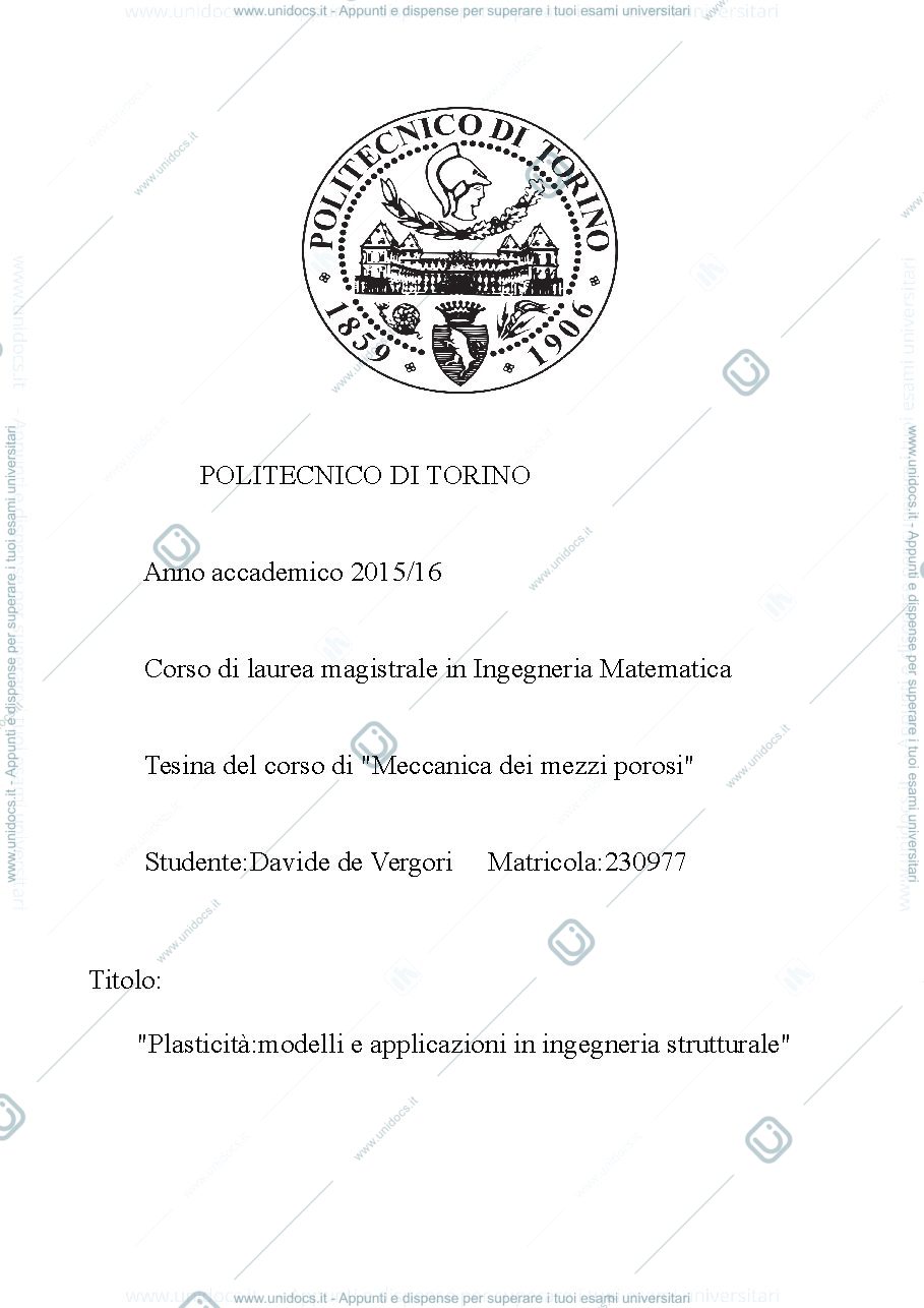 Anteprima pagina 1 — Tesina finale 
