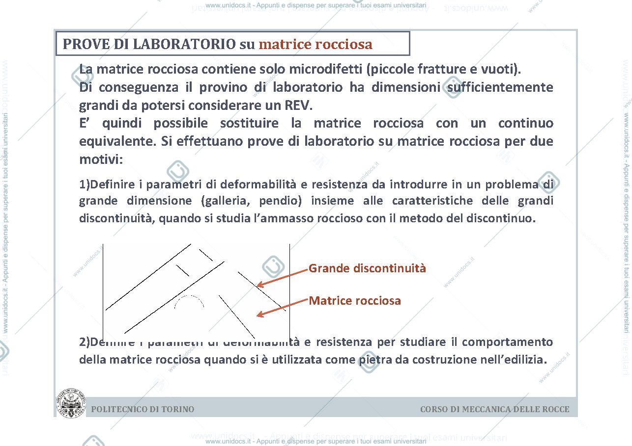 Anteprima pagina 3 — Lezione 4 - Comportamento meccanico della matrice rocciosa
