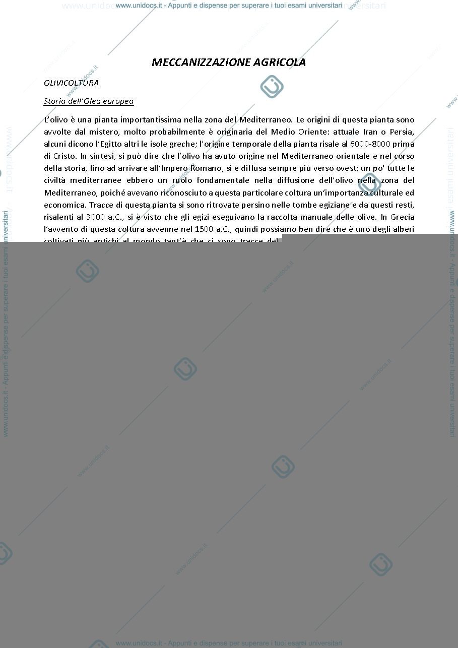 Anteprima pagina 1 — MECCANIZZAZIONE AGRICOLA