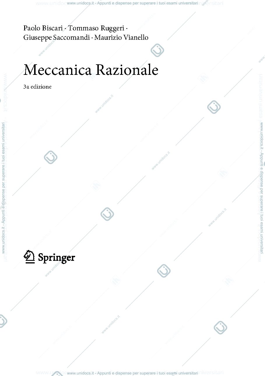Anteprima pagina 4 — Meccanica Razionale