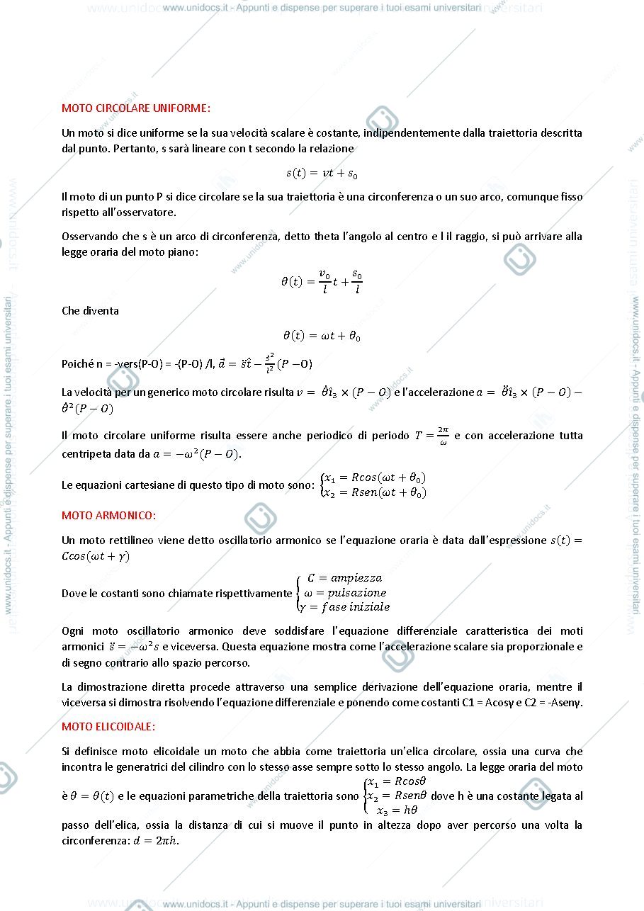 Anteprima pagina 3 — Meccanica Razionale 