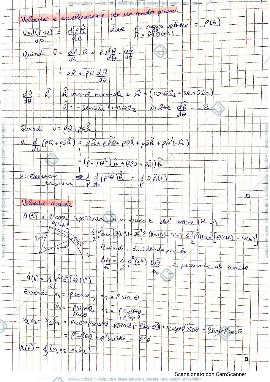 Anteprima pagina 2 — Dimostrazioni meccanica razionale 
