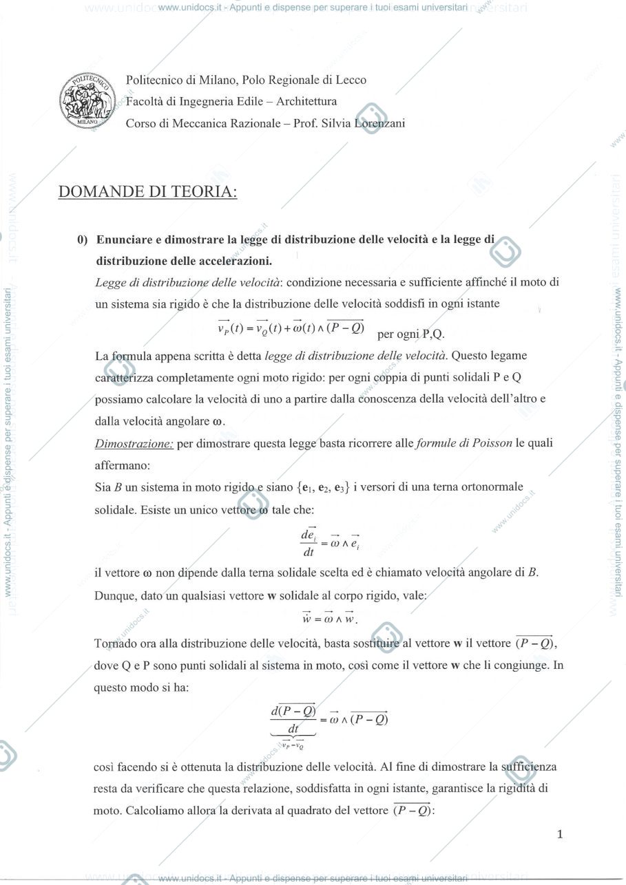 Anteprima pagina 1 — Domande teoria MR