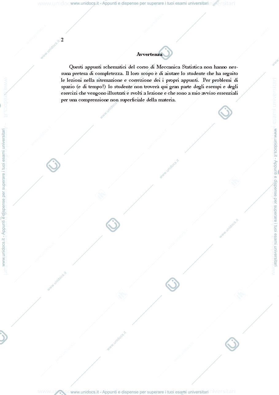 Anteprima pagina 2 — Meccanica Statistica Gliozzi