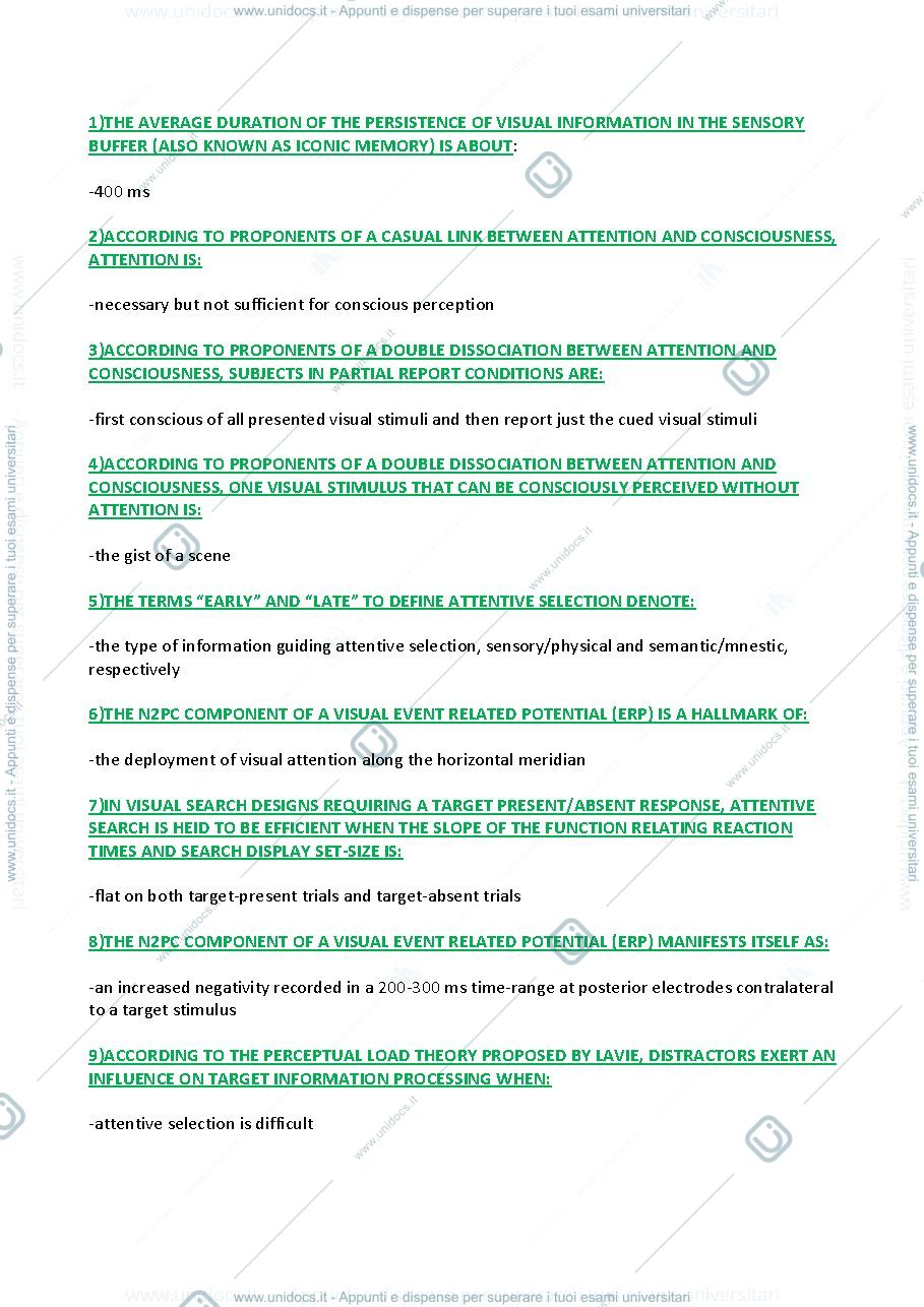 Anteprima pagina 1 — mechanisms of consciousness and error monitoring