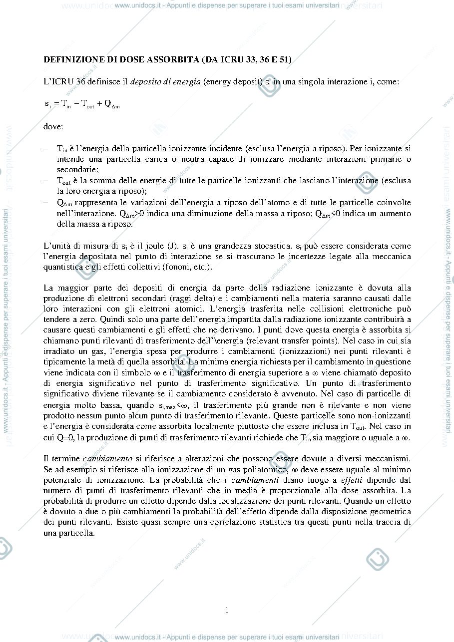 Anteprima pagina 1 — Dispensa completa di medical application 