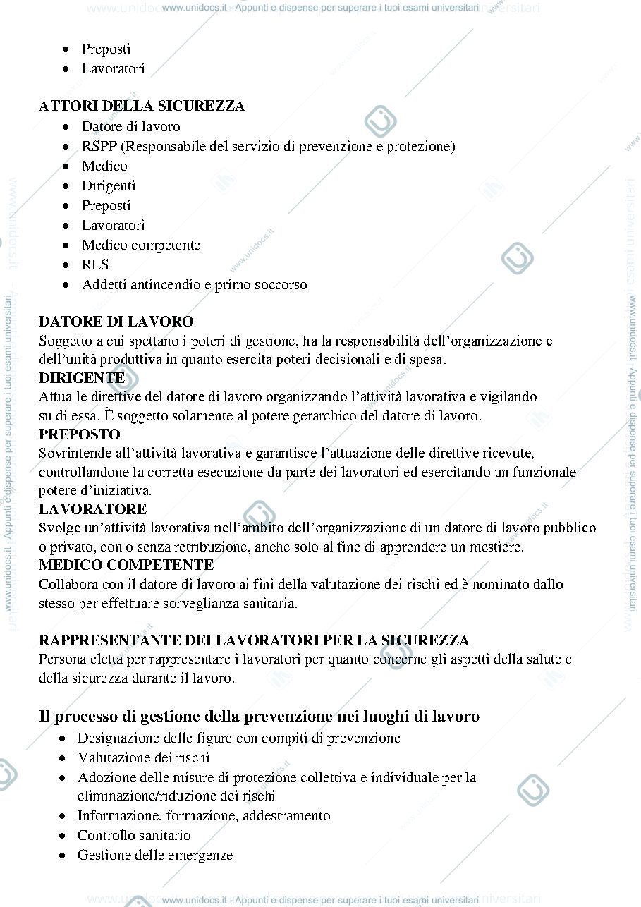 Anteprima pagina 2 — norme di sicurezza